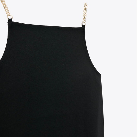 ZARA GOLD CHAIN STRAP CAMISOLE - Picture 3 of 11